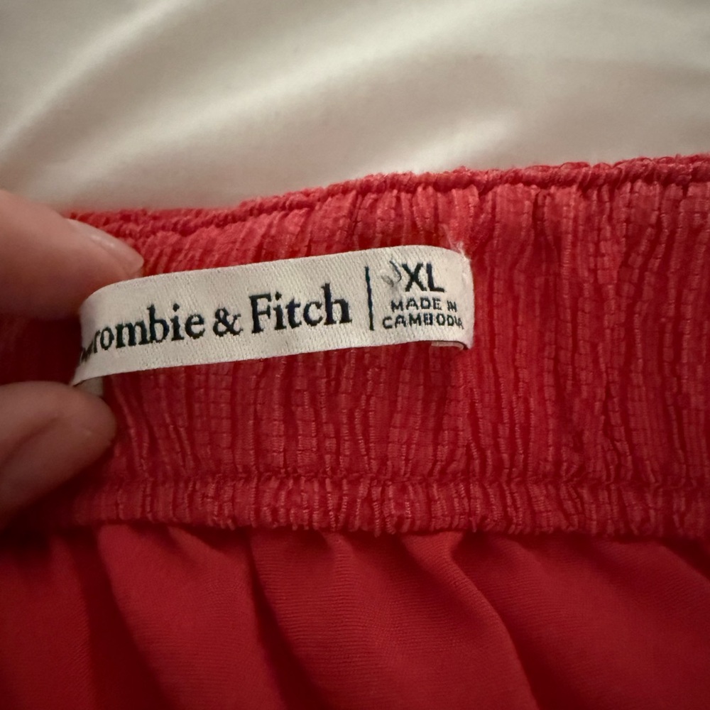 Abercrombie & Fitch Vibrant Red Skirt